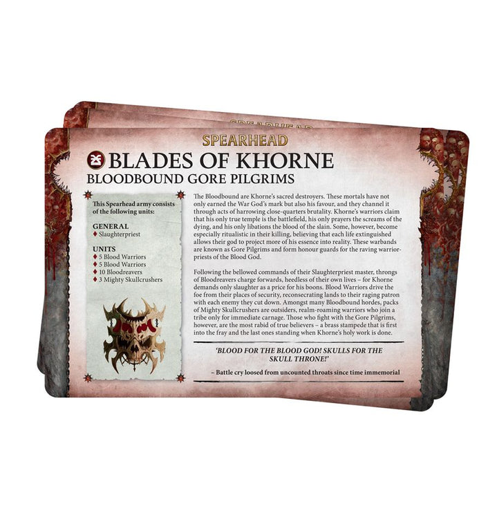 Warhammer Age Of Sigmar Faction Pack Blades Of Khorne