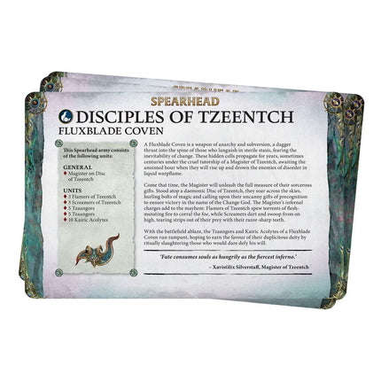 Warhammer Age Of Sigmar Faction Pack Disciples Of Tzeentch