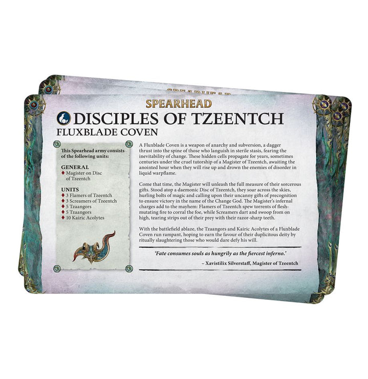 Warhammer Age Of Sigmar Faction Pack Disciples Of Tzeentch