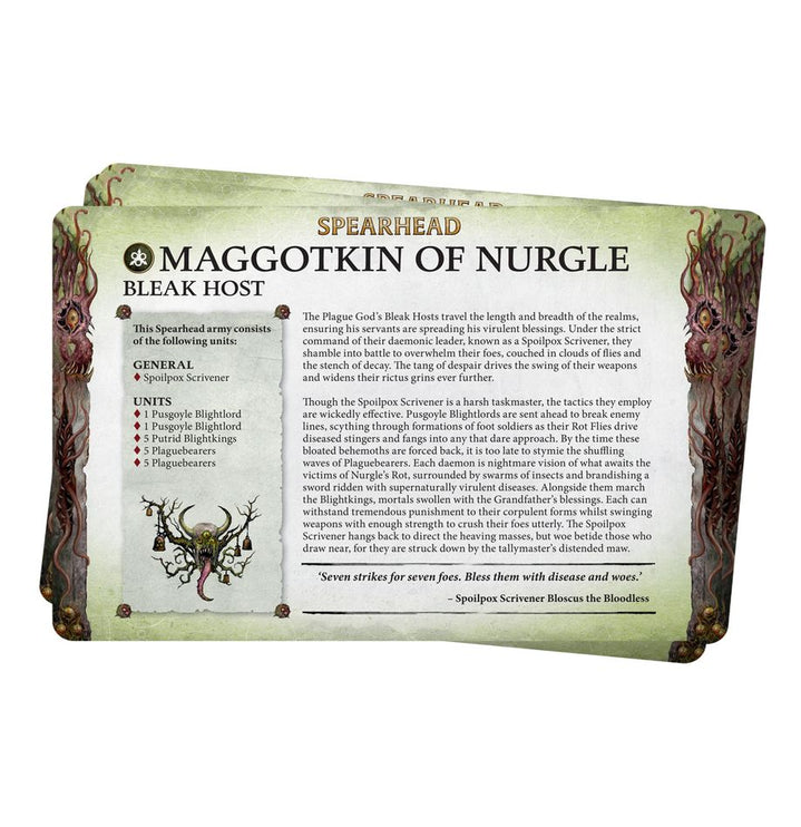 Warhammer Age Of Sigmar Faction Pack Maggotkin Of Nurgle