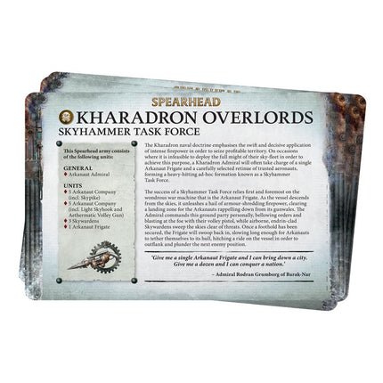 Warhammer Age Of Sigmar Faction Pack Kharadron Overlords