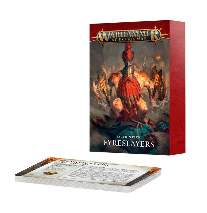 Warhammer Age Of Sigmar Faction Pack Fyreslayers