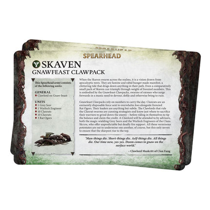 Warhammer Age Of Sigmar Faction Pack Skaven