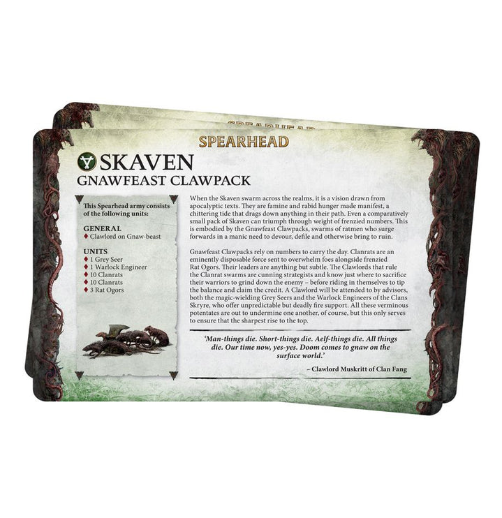 Warhammer Age Of Sigmar Faction Pack Skaven