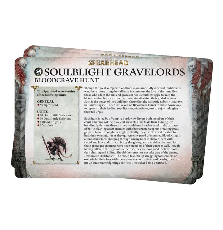 Warhammer Age Of Sigmar Faction Pack Soulblight Gravelords