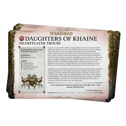 Warhammer Age Of Sigmar Faction Pack Daughters Of Khaine