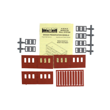 Woodland Scenics N Scale Dock Level Wall Windows DPM Kit