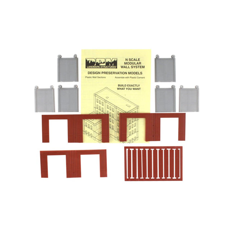 Woodland Scenics N Scale Street Level Wall Freight Doors DPM Kit