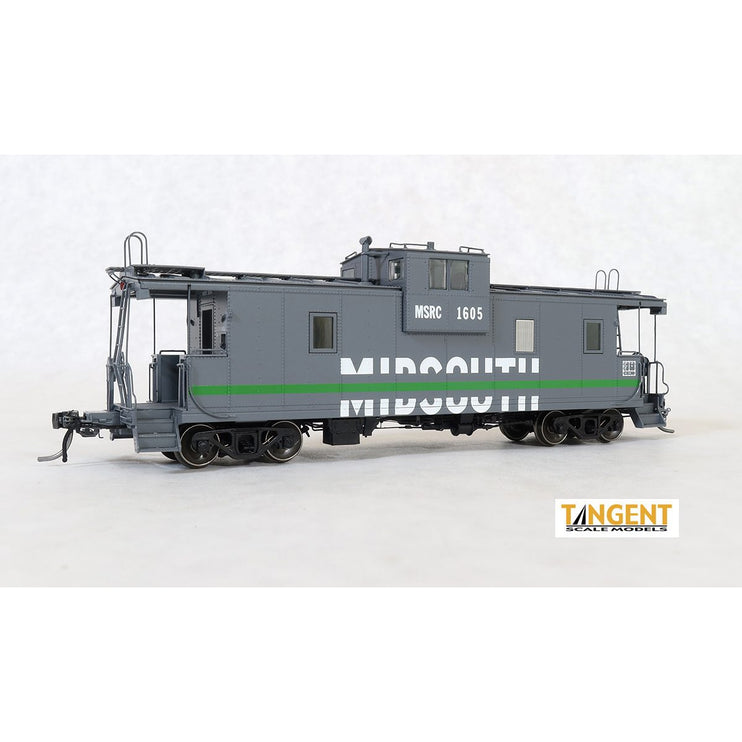 Tangent MidSouth Gray Repaint 1989+ IC Centralia Steel Wide-vision Caboose #1605