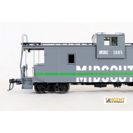 Tangent MidSouth Gray Repaint 1989+ IC Centralia Steel Wide-vision Caboose #1605