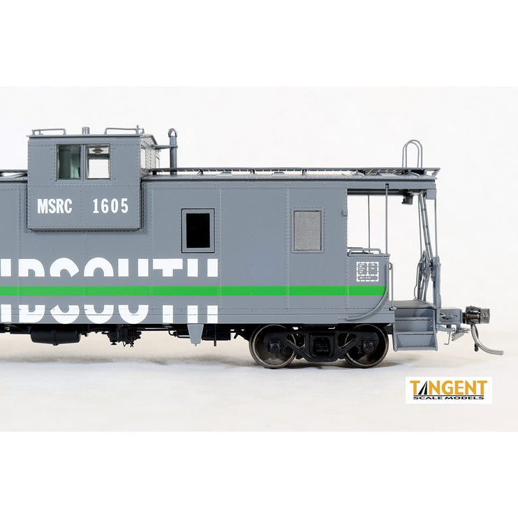 Tangent MidSouth Gray Repaint 1989+ IC Centralia Steel Wide-vision Caboose #1605