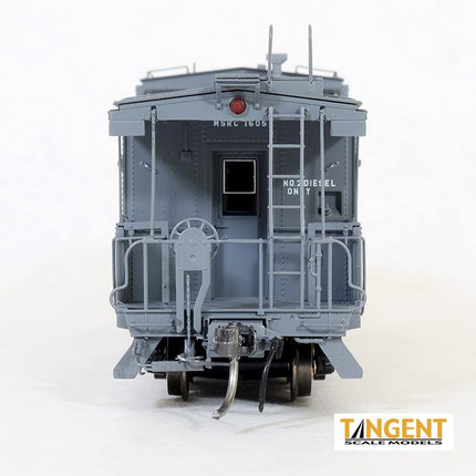 Tangent MidSouth Gray Repaint 1989+ IC Centralia Steel Wide-vision Caboose #1605