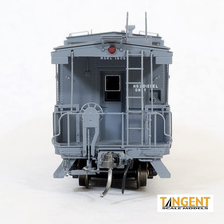 Tangent MidSouth Gray Repaint 1989+ IC Centralia Steel Wide-vision Caboose #1605