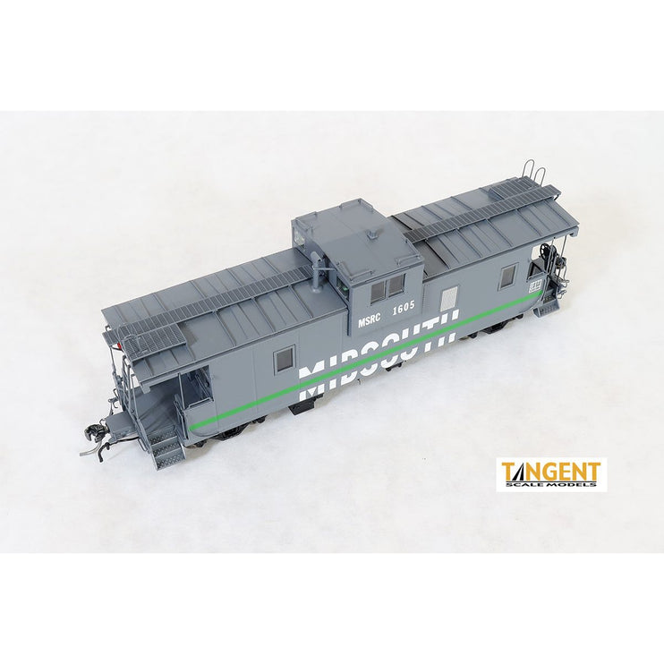 Tangent MidSouth Gray Repaint 1989+ IC Centralia Steel Wide-vision Caboose #1605