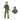 Tamiya 1/16 Jgsdf Tank Crew Set - 36316