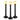 Lionel O Scale Classic Street Lamps Black (3) - 37174