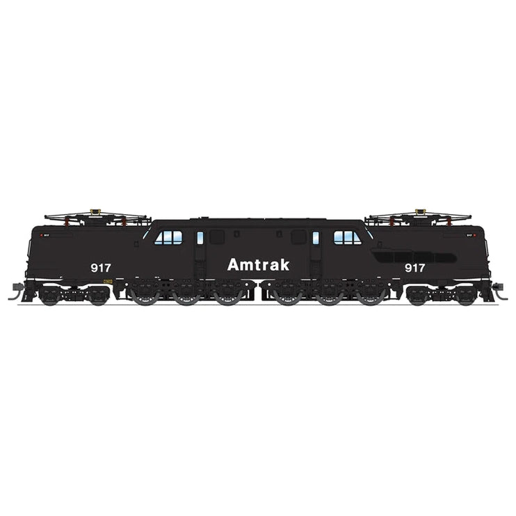 Broadway Limited HO Scale GG-1 Amtrak #917 Black With White Lettering DC/DCC/Sound Pargon 3