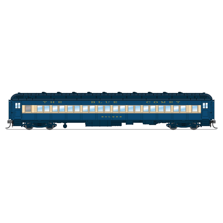 Broadway Limited HO Scale CNJ Blue Comet 80' Passenger Coach