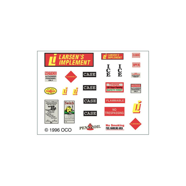 Woodland Scenics N Scale Olsen Feed/Larsen Implement DPM Kit