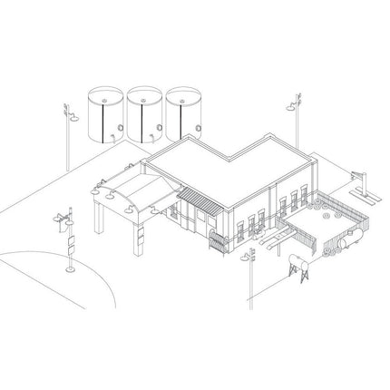 Woodland Scenics N Scale Jerry Rigg's Quick Service DPM Kit