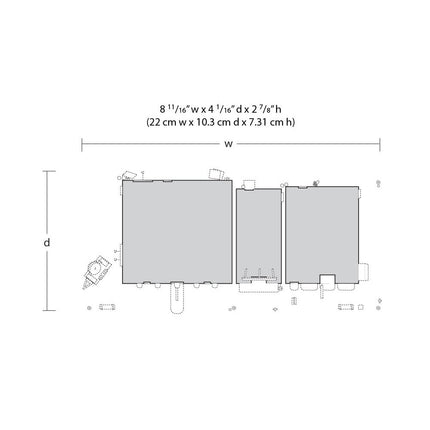 Woodland Scenics N Scale Night Life Buildings DPM Kit