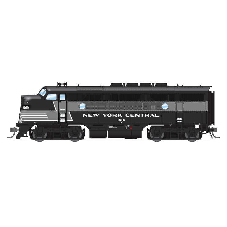 Broadway Limited HO P4 F3 A/B Diesels NYC #1616/2406/Lightning Stripe DC/DCC