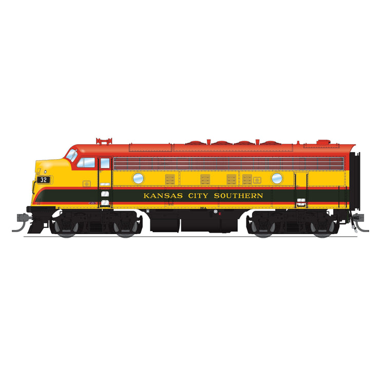 Broadway Limited HO P4 F7 A/B Diesels KCS #32A/32B/Psg.Belle Scheme DC/DCC So