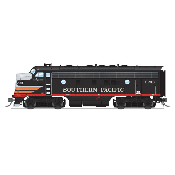 Broadway Limited HO P4 F7 A/B Diesels SP #6243/8143 Black Widow DC/DCC Sound