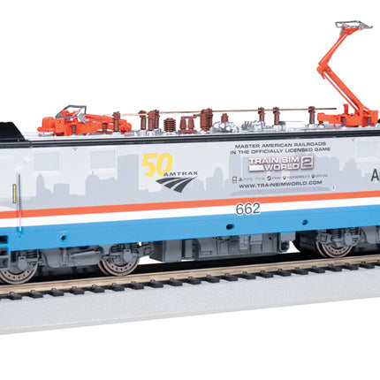 Bachmann HO Scale Amtrak 662 Phase III Train Sim World 2 ACS-64 Wrap Locomotive 50th Anniversary