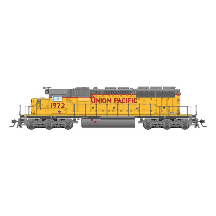 Broadway Limited HO Scale SD40N Diesel UP #1972 Lightning Stripe DC/DCC