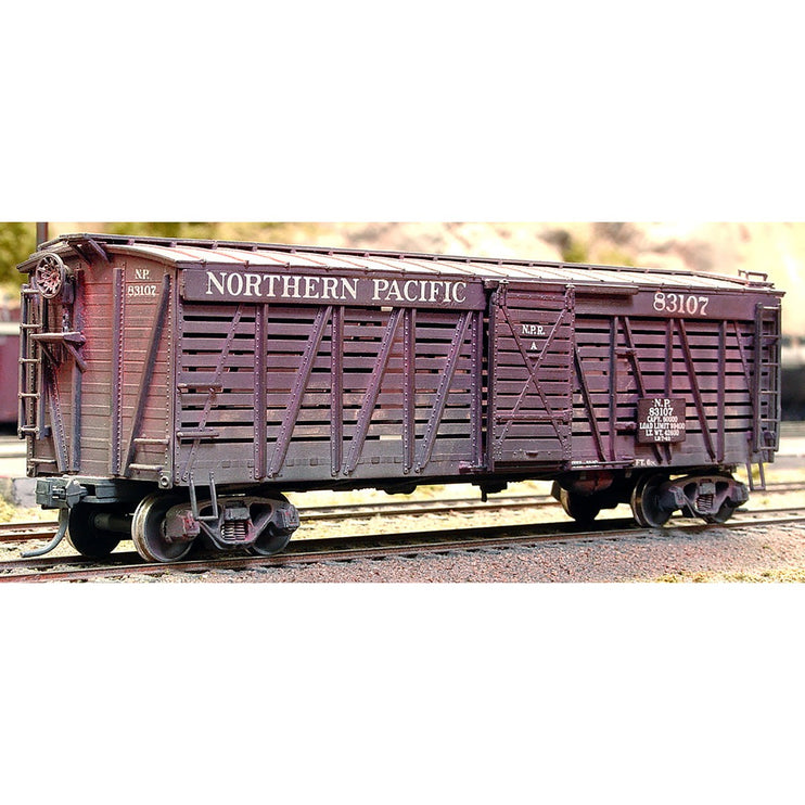 Central Valley HO Scale 40 foot Undecorated NP Stock Car Kit CVM1001