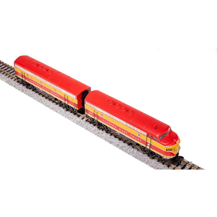 Broadway Limited N P4 F3 A/B Diesels FEC #503/552/red&yel DC/DCC