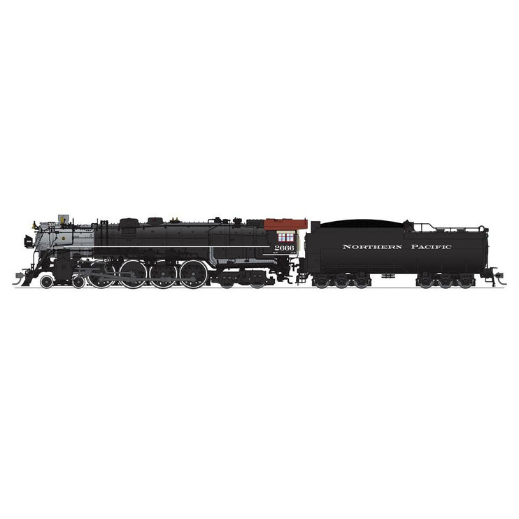 Broadway Limited HO HY NP A-3 4-8-4 Pacific Steam Loco #2666/Post-1947/blk DC