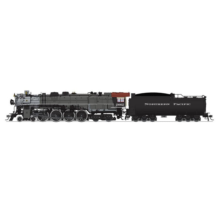 Broadway Limited HO HY NP A-3 4-8-4 Steam Loco Pacific #2662/Post-1947/gry DC