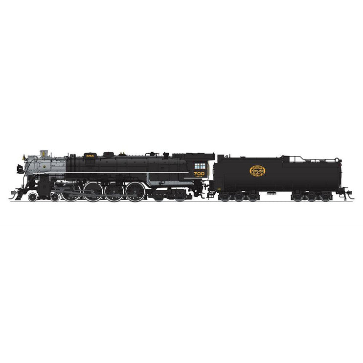 Broadway Limited HO HY SP&S E-1 4-8-4 Steam Loco #700/Modern Excursion DC/DCC