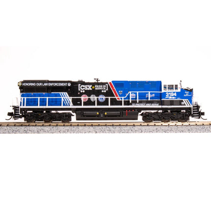 Broadway Limited N Scale ES44AC Diesel CSX #3194/Law Enforcement DC/DCC Sound