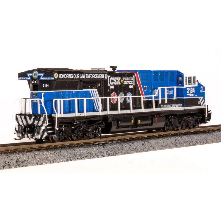 Broadway Limited N Scale ES44AC Diesel CSX #3194/Law Enforcement DC/DCC Sound