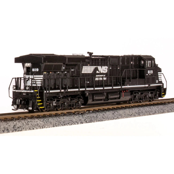 Broadway Limited N Scale ES44AC Diesel NS #8140/blk&wht DC/DCC Sound