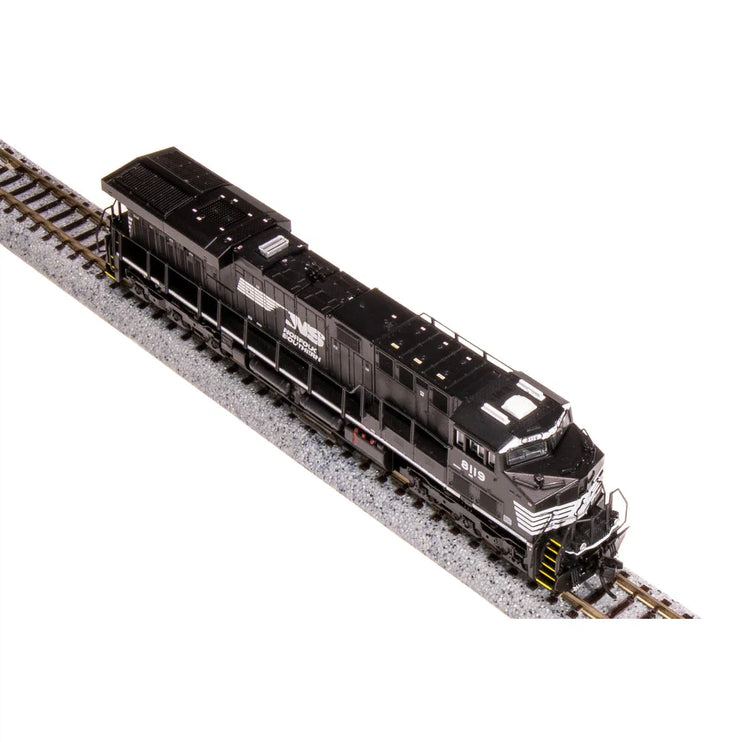 Broadway Limited N Scale ES44AC Diesel NS #8140/blk&wht DC/DCC Sound