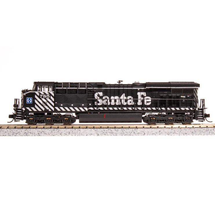 Broadway Limited N Scale ES44AC Diesel SF #785/Zebra Stripe DC/DCC Sound