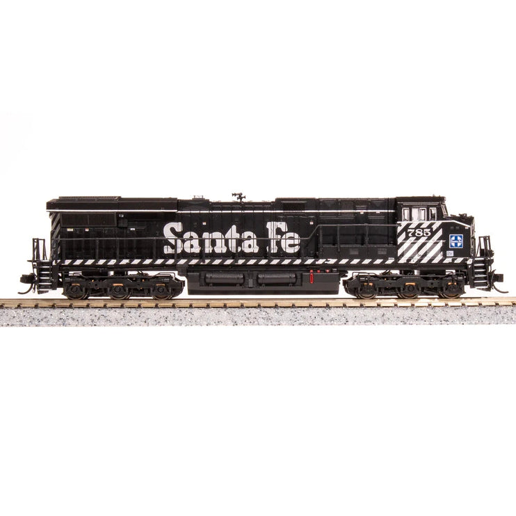 Broadway Limited N Scale ES44AC Diesel SF #785/Zebra Stripe DC/DCC Sound