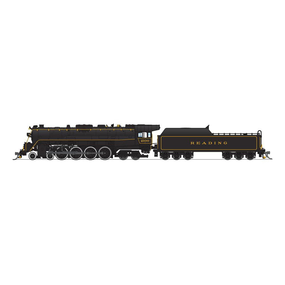 Broadway Limited N Scale Reading T1 4-8-4 Steam Locomotive #2102/Excursion DCC Ready