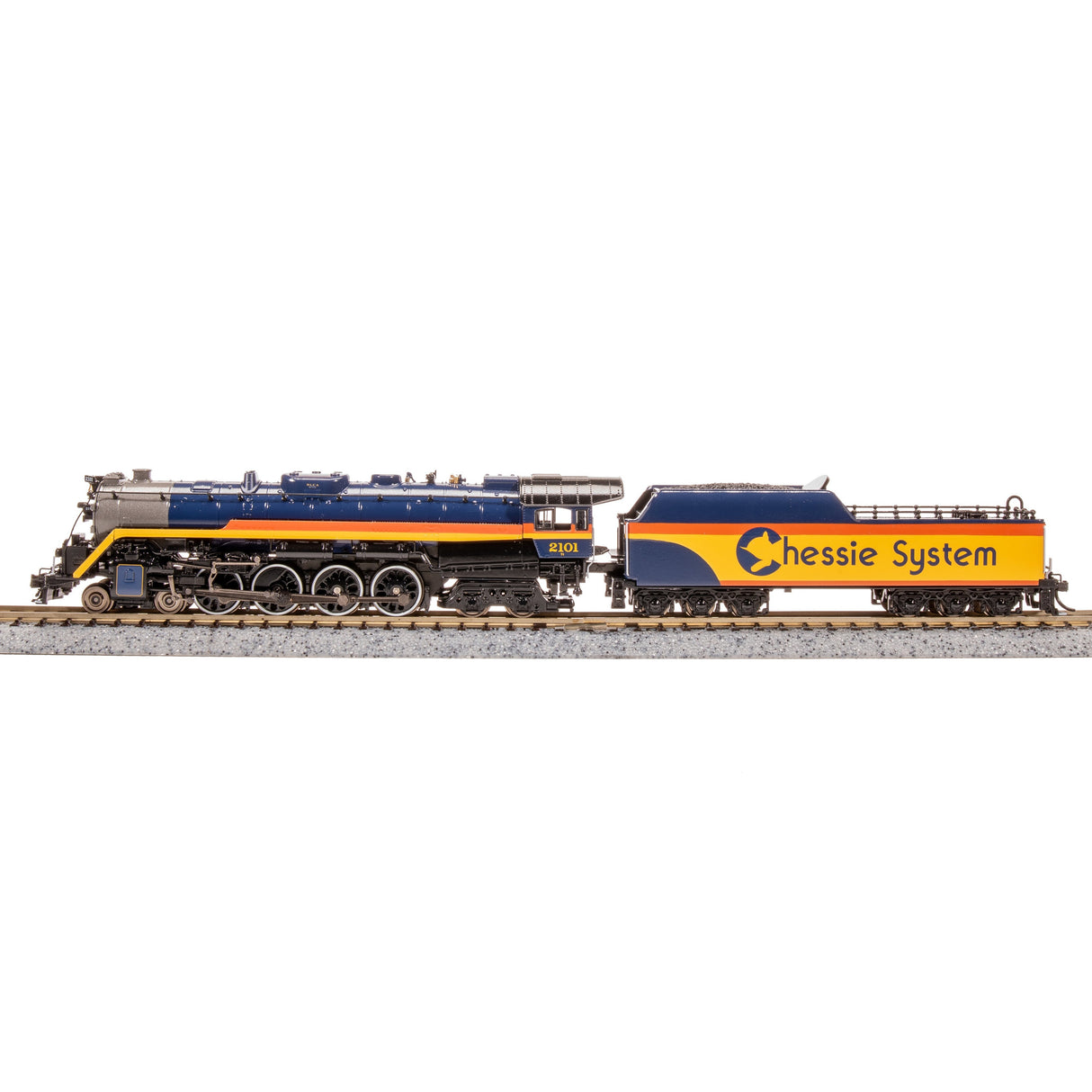 Broadway Limited N Scale Reading T-1 4-8-4 Steam Locomotive #2101/Chessie Steam Southern Pacificecial DC