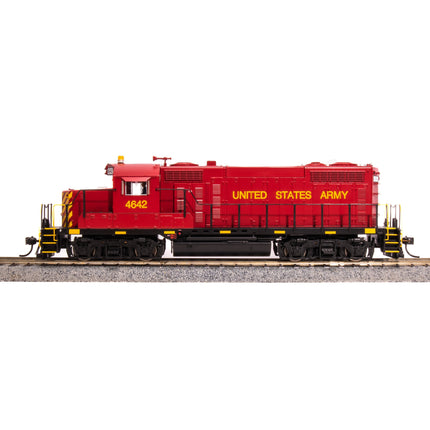 Broadway Limited HO P4 GP20 Diesel US Army #4643/red&yel DC/DCC Sound