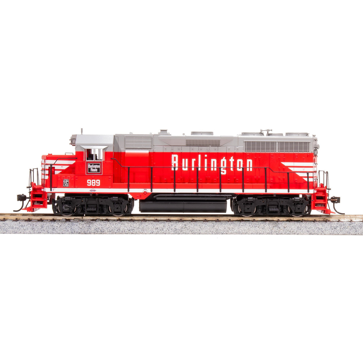 Broadway Limited HO Scale GP35 Diesel CB&Q #989/Chinese Red DC/DCC Sound