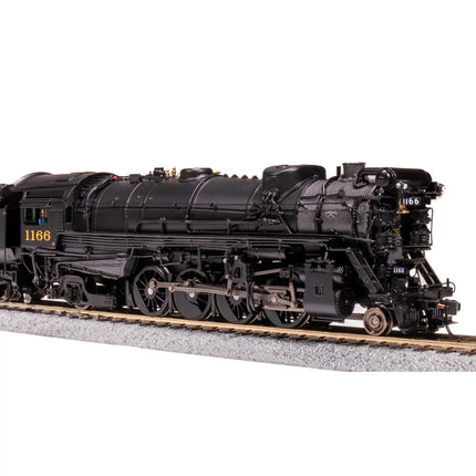 Broadway Limited HO HY C&O K-2 Mikado Steam Loco #1196 w/16-VC Tender DC/DCC