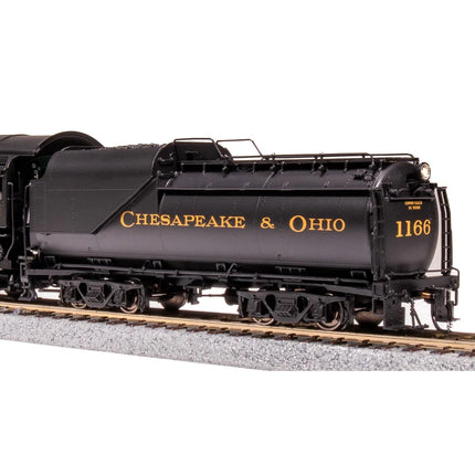 Broadway Limited HO HY C&O K-2 Mikado Steam Loco #1196 w/16-VC Tender DC/DCC