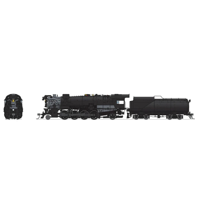 Broadway Limited HO HY C&O K-2 Mikado Steam Loco Unlttrd w/16-VC Tender DC/DC