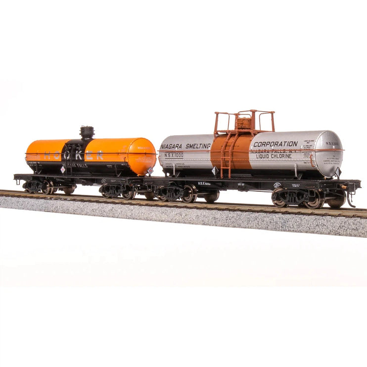 Broadway Limited HO Scale 6000g Tank Car 2pk Hooker Niagara Smelting