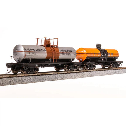 Broadway Limited HO Scale 6000g Tank Car 2pk Hooker Niagara Smelting